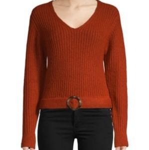 💥💥💥Sale Sweater W/Polished Ring Hardware